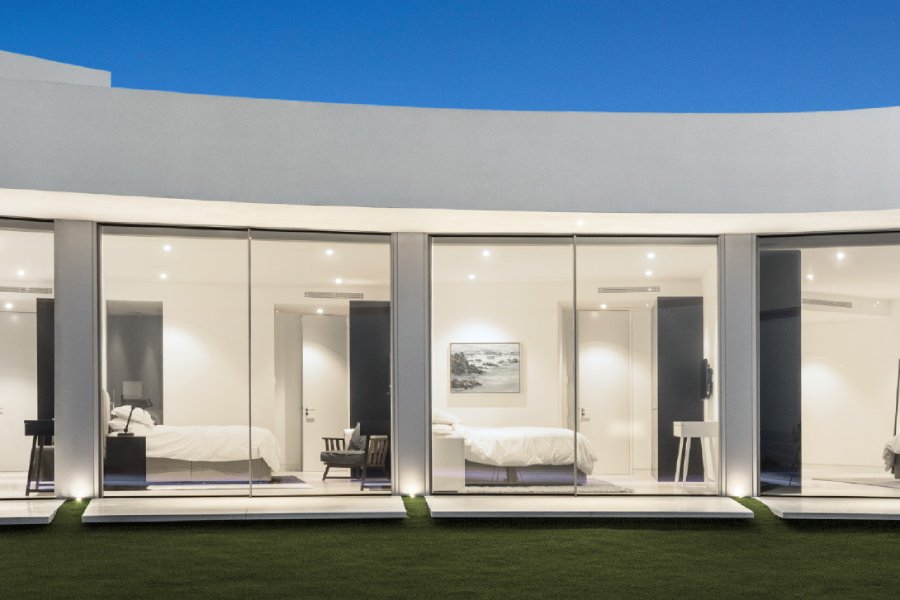 Scorrevoli alluminio minimali